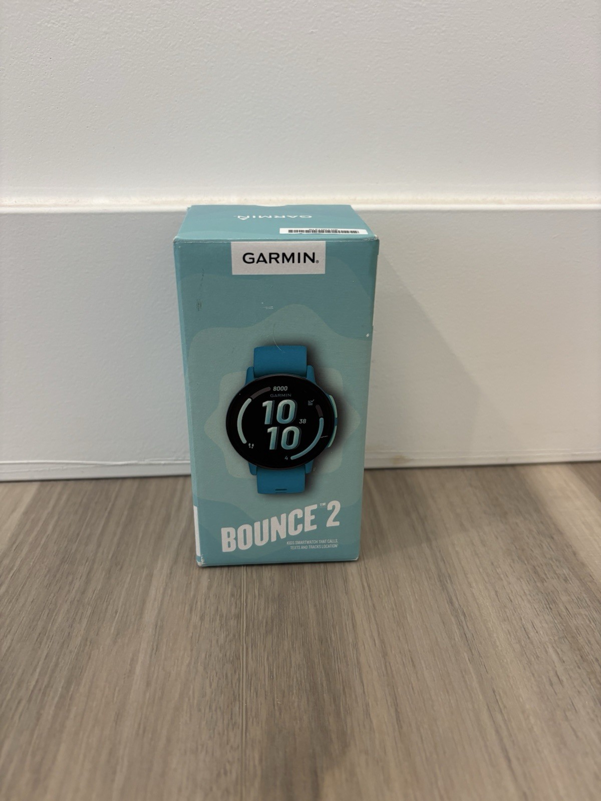 GARMIN BOUNCE 2 KIDS GPS SMARTWATCH, PHONE FREE TEXTS VOICE MESSAGES BLUE NEW