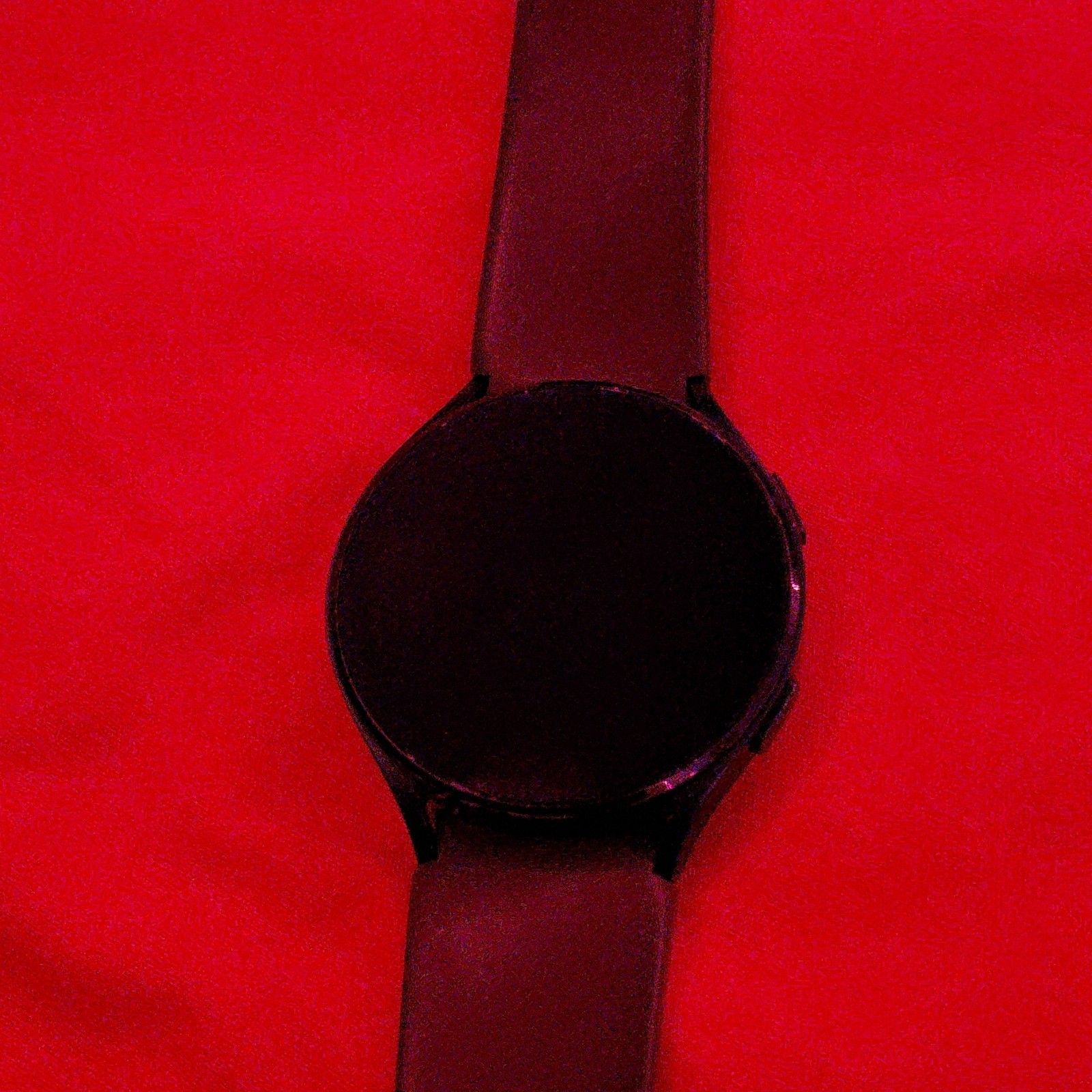 Samsung Galaxy Watch Green Silicone Band Aluminum Case Android Compatible