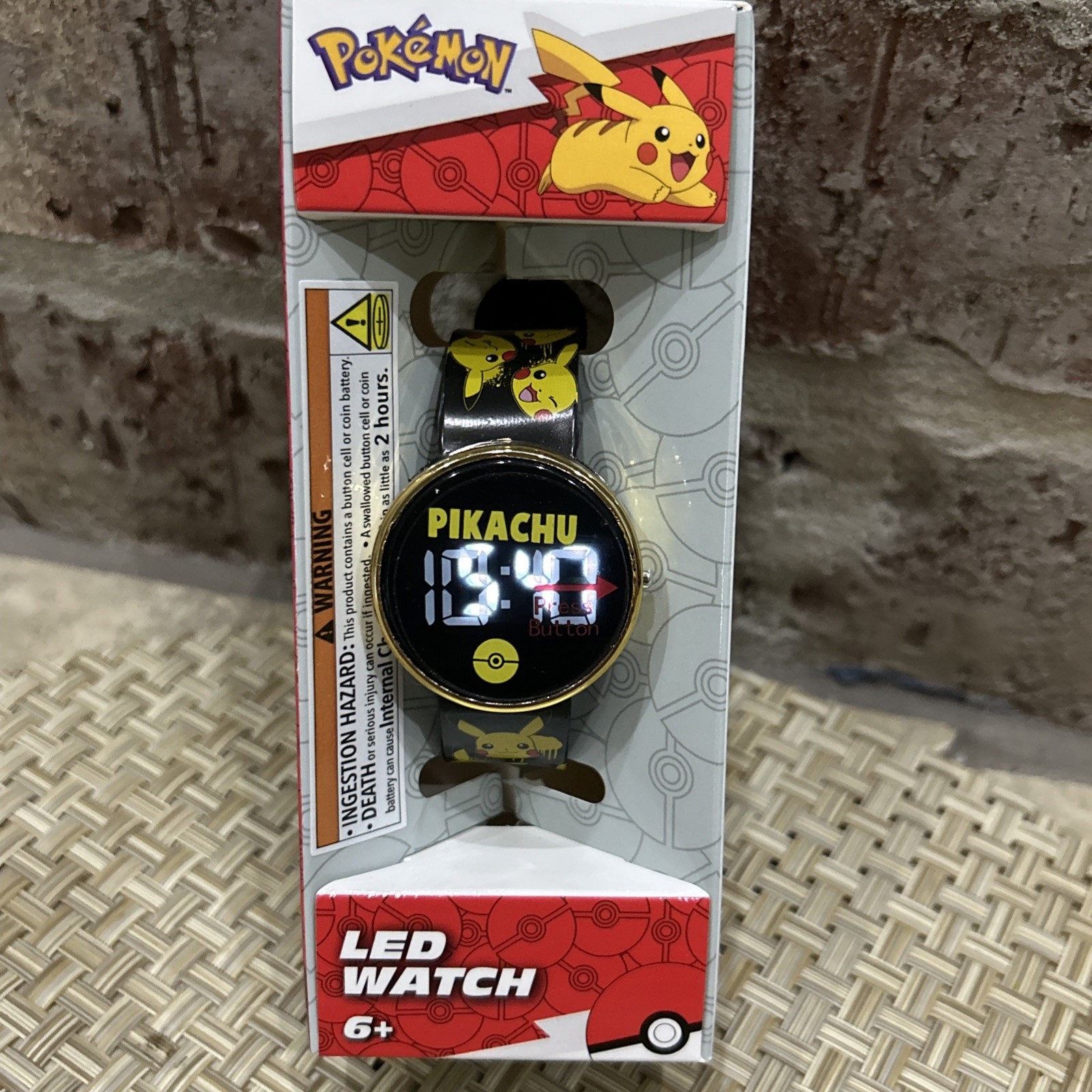 PokÃ©mon LED Watch – Pikachu Brand New