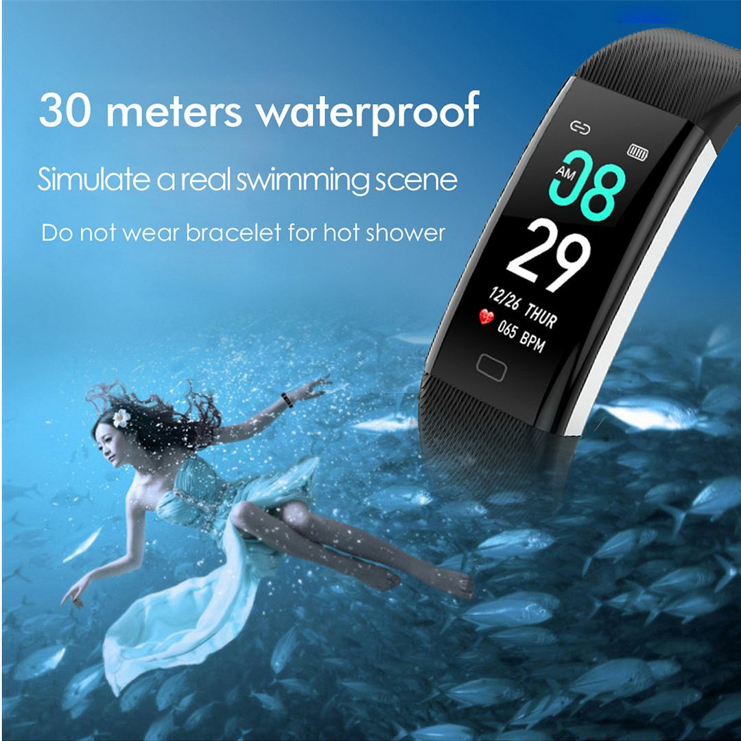 Sport Smart Watch Fitness Tracker Bracelet Bluetooth Notification Handsfree Call