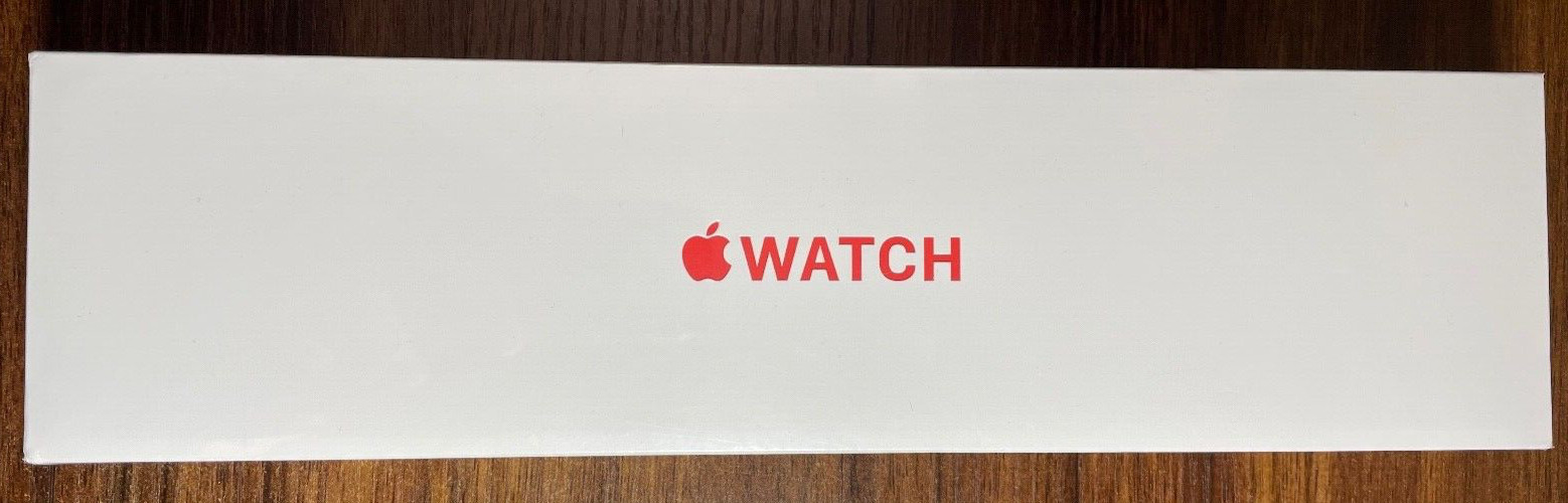 Brand New Apple Watch Series 6 40mm Aluminum Case Red Sport Band – (M00A3LLA)