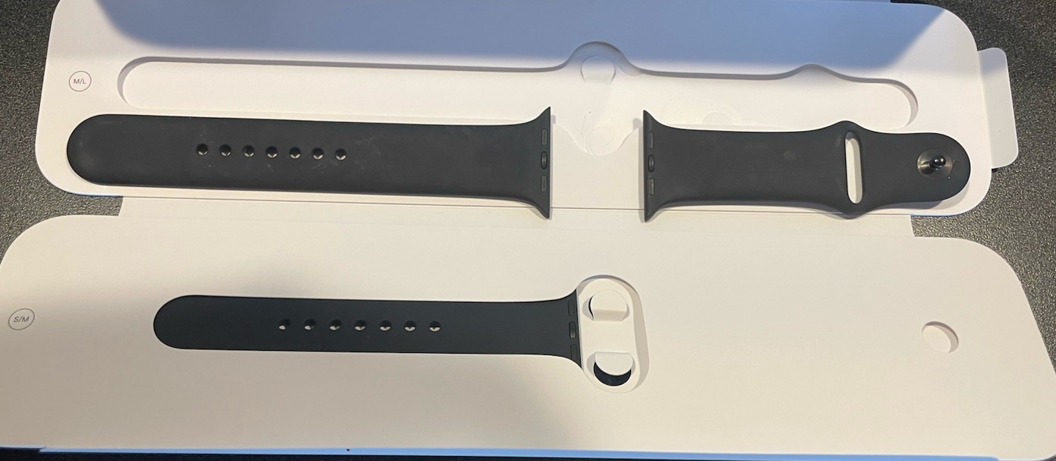 Apple Watch Series 6 GPS + LTE, 44MM Space Gray Aluminum Case & Black Sport Band