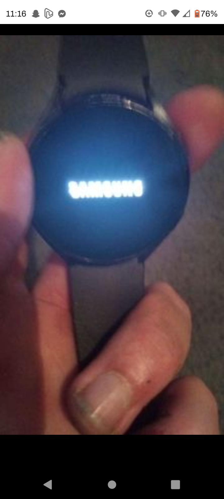 Samsung Galaxy Watch4 SM-R875 44mm Aluminum Case with Sport Band – Black…