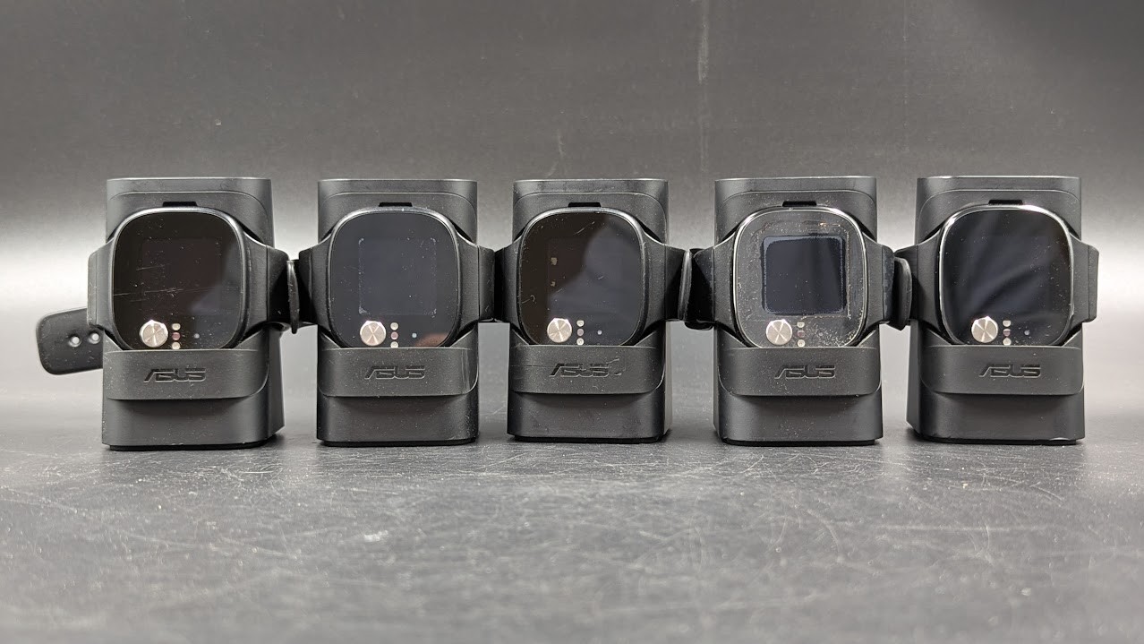 Lot of 5 Asus VivoWatch HC-A04 Smart Watches – Not Working, For Parts/Repair