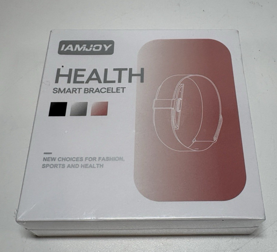 IAMJOY Smart Health Bracelet – Fitness & Health Tracker – Black