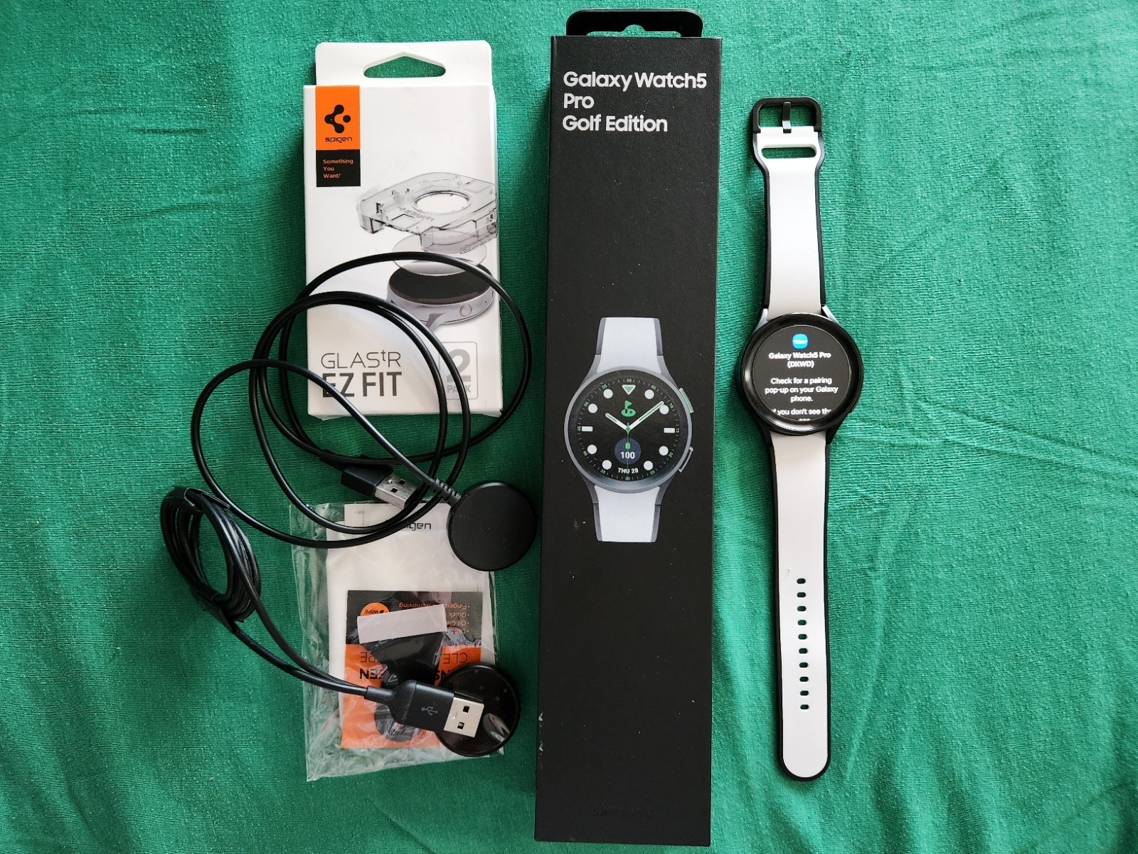 Samsung Galaxy Watch5 Pro Golf Edition SM-R920 45mm 2022 w/Screen Protectors