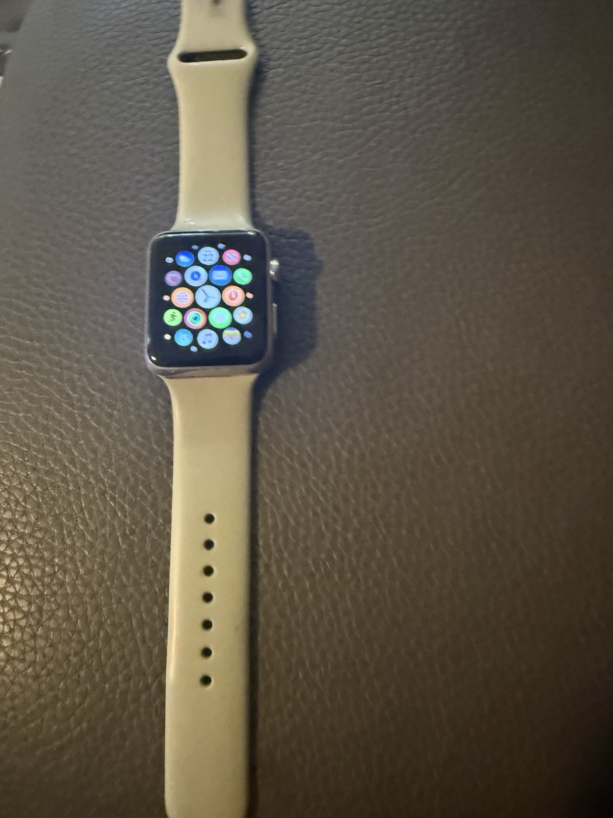 Apple Watch 42mm Stainless Steel Case (MJ3Y2LL/A) w/ 8 Bands & Charging Stand