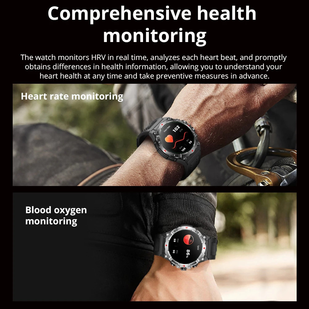 COLMI V76 GPS Smartwatch 1.43″ AMOLED Compass Altimeter Bluetooth Call