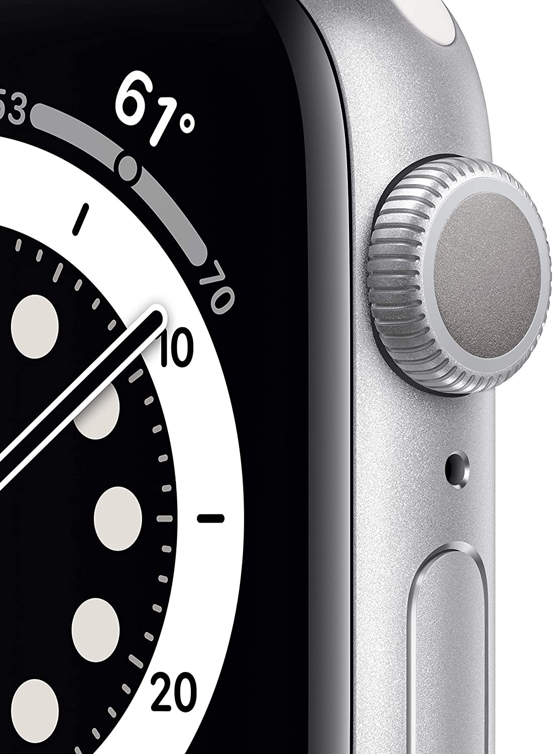Apple Watch 6 GPS 40mm Silver Aluminum White Sport Band – Scratch & Dent