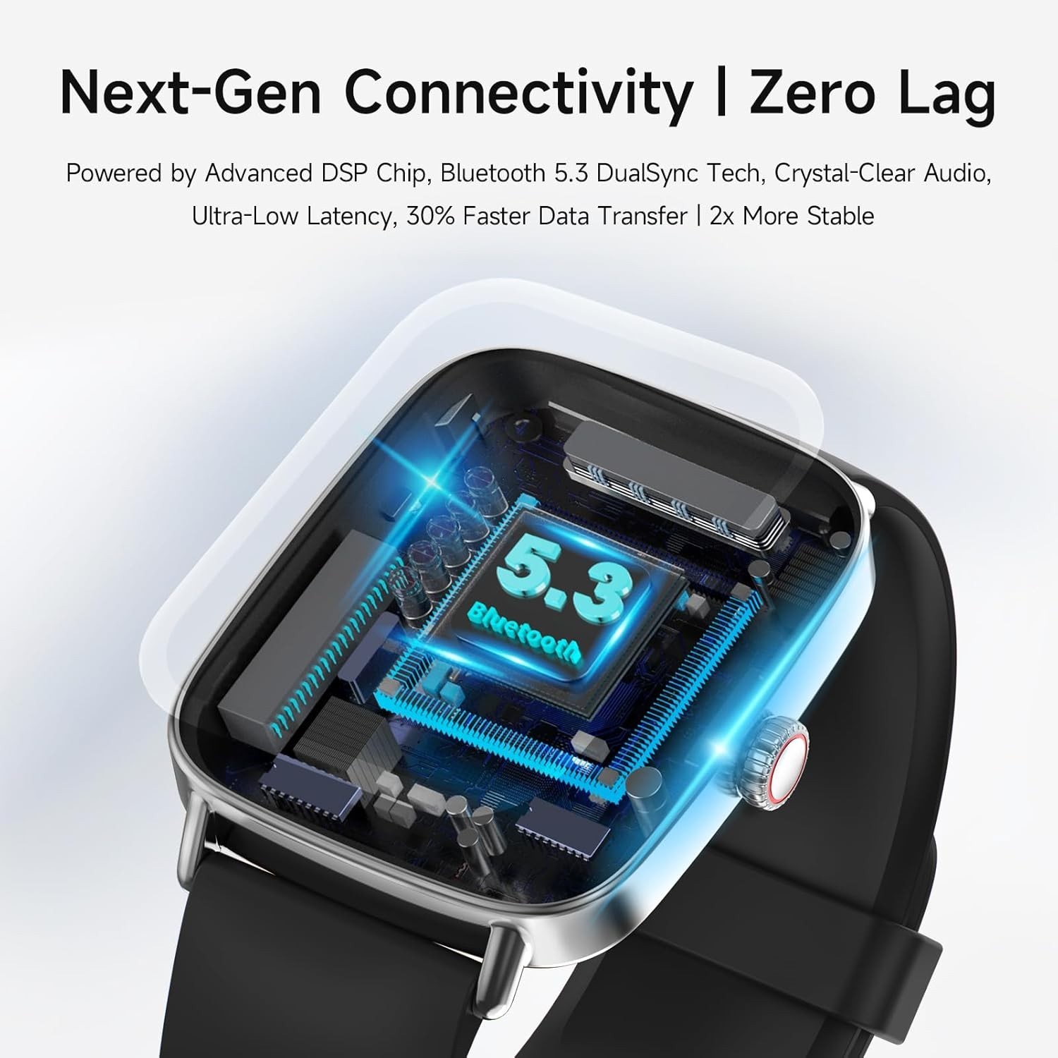 Waterproof Smart Watch for Fitness & Connectivity – 1.85″ AMOLED Display