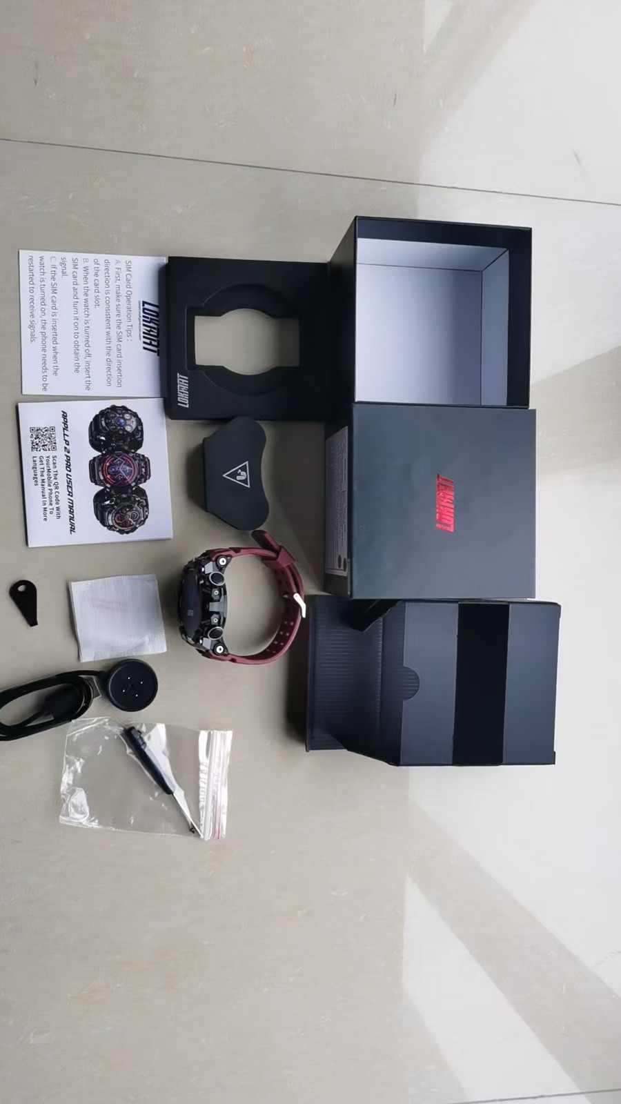 LOKMAT APPLLP 2 PRO 4G Smart Watch WiFi BT Touch Screen EYLR Health Monitoring