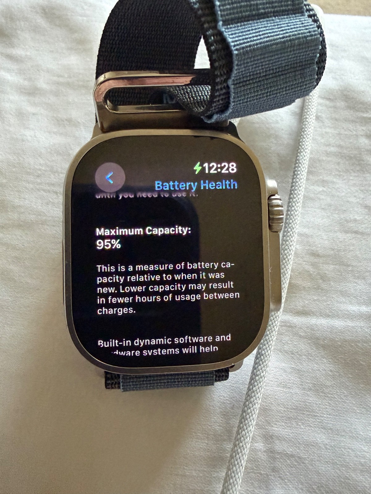Apple Watch Ultra 49mm GPS + Cellular Titanium 95% Battery Health Clean