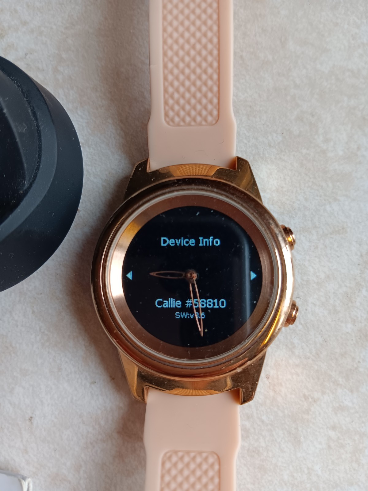 3PLUS Callie Hybrid Smart Watch Heart Rate Touchscreen Rose Gold
