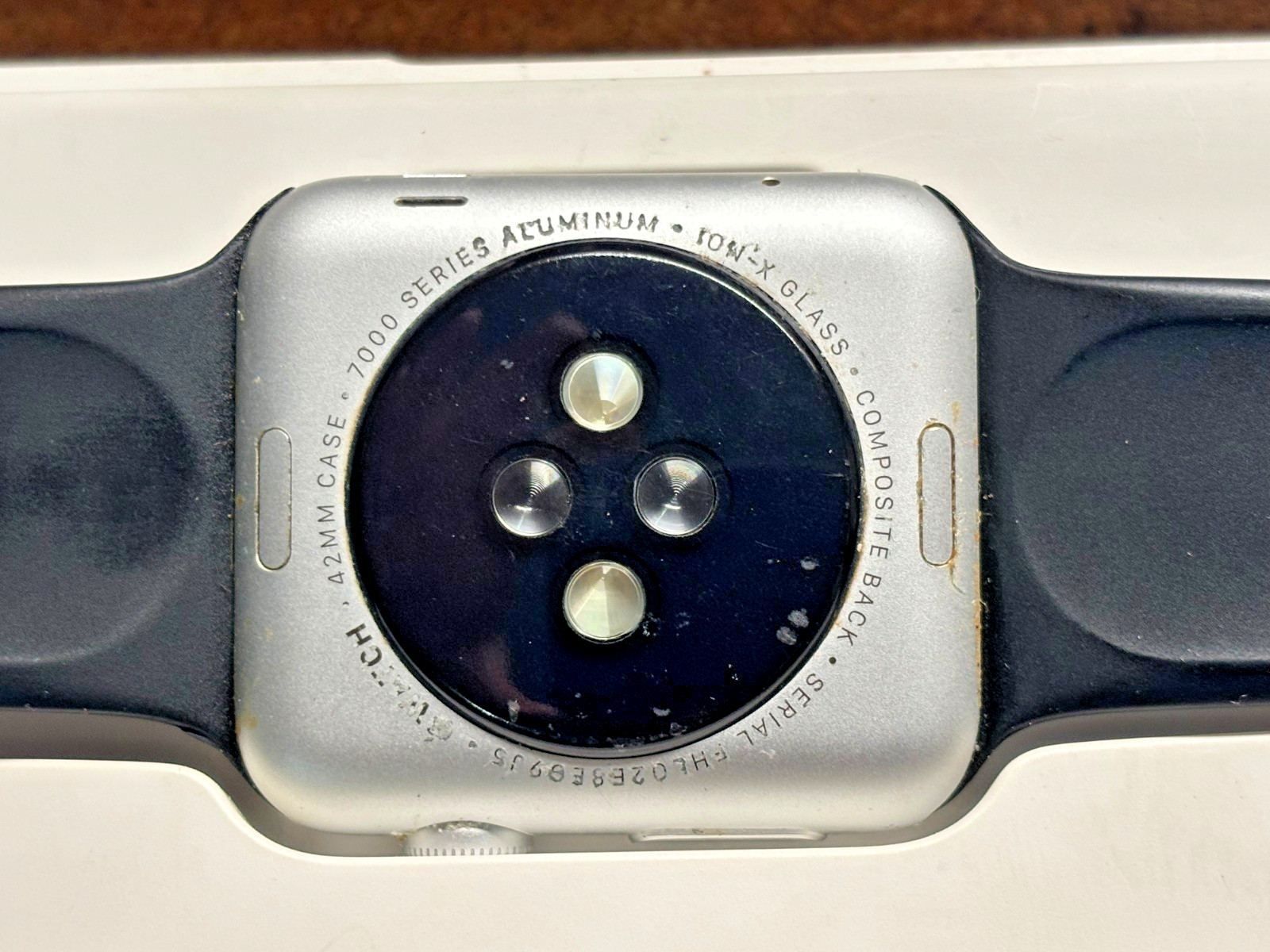 APPLE WATCH SPORT Aluminum silver 7000 SERIES 42mm Band & Case PARTS REPAIR