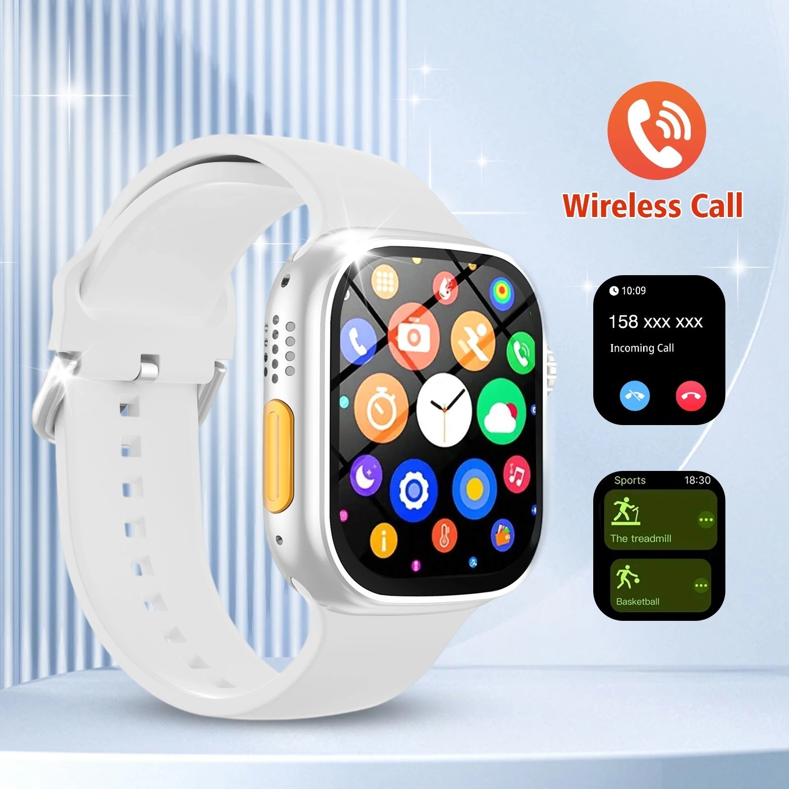 2026 Smart Watch Men Women Bluetooth Call Fitness Tracker Outdoor Sports Watch