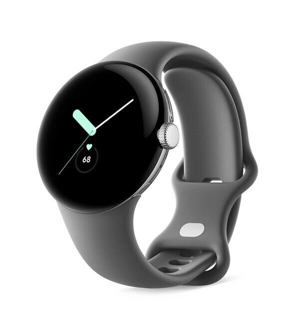 Google Pixel Watch 41mm Polished Silver Stainless Steel Case new!!!
