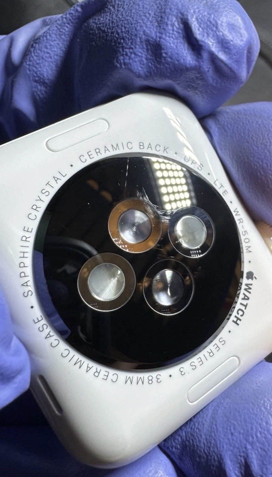 CERAMIC Apple Watch Series 3 – 38mm – White – GPS + LTE – WATCH ONLY