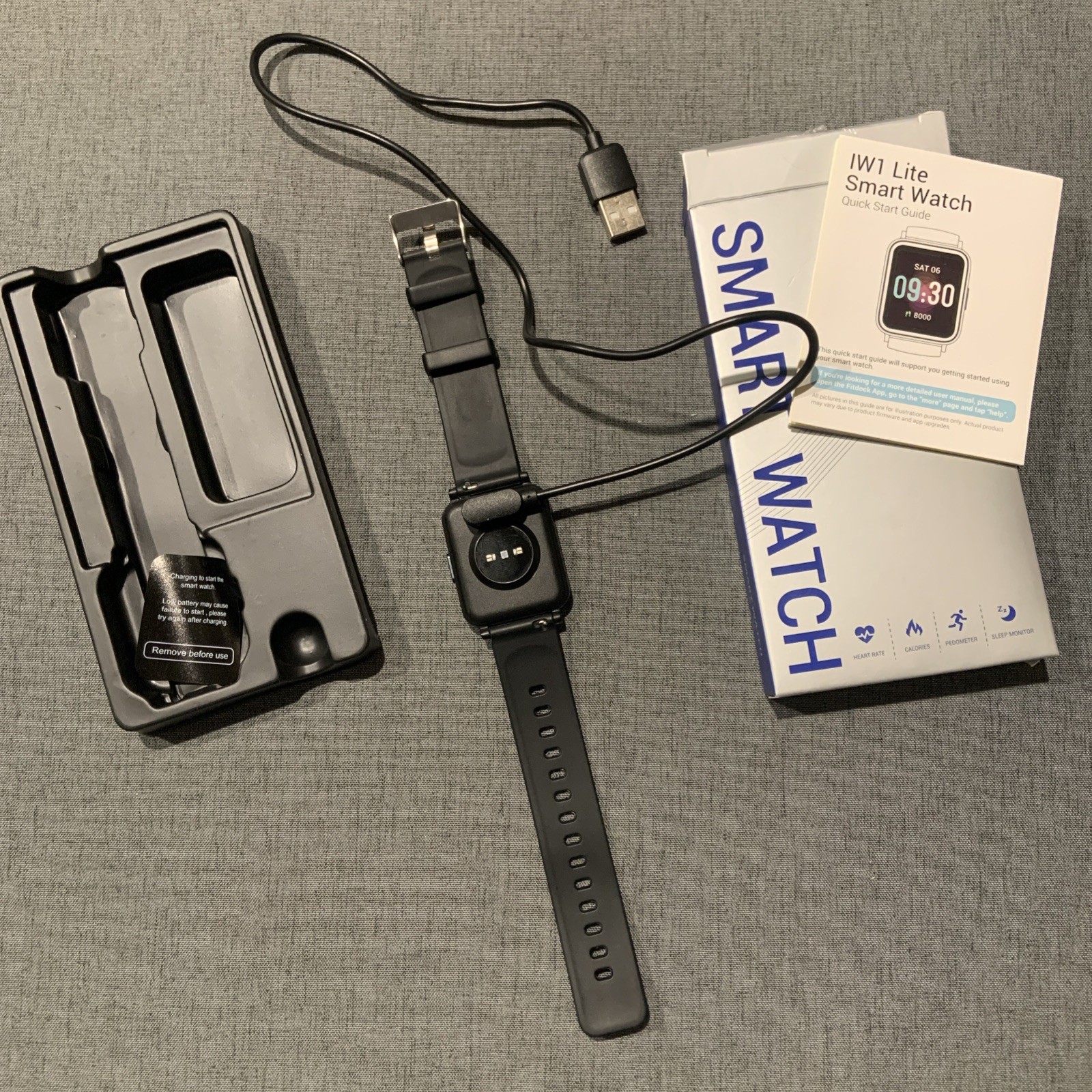 Daviko Smart watch Simple step count iOS/Android with or without app used