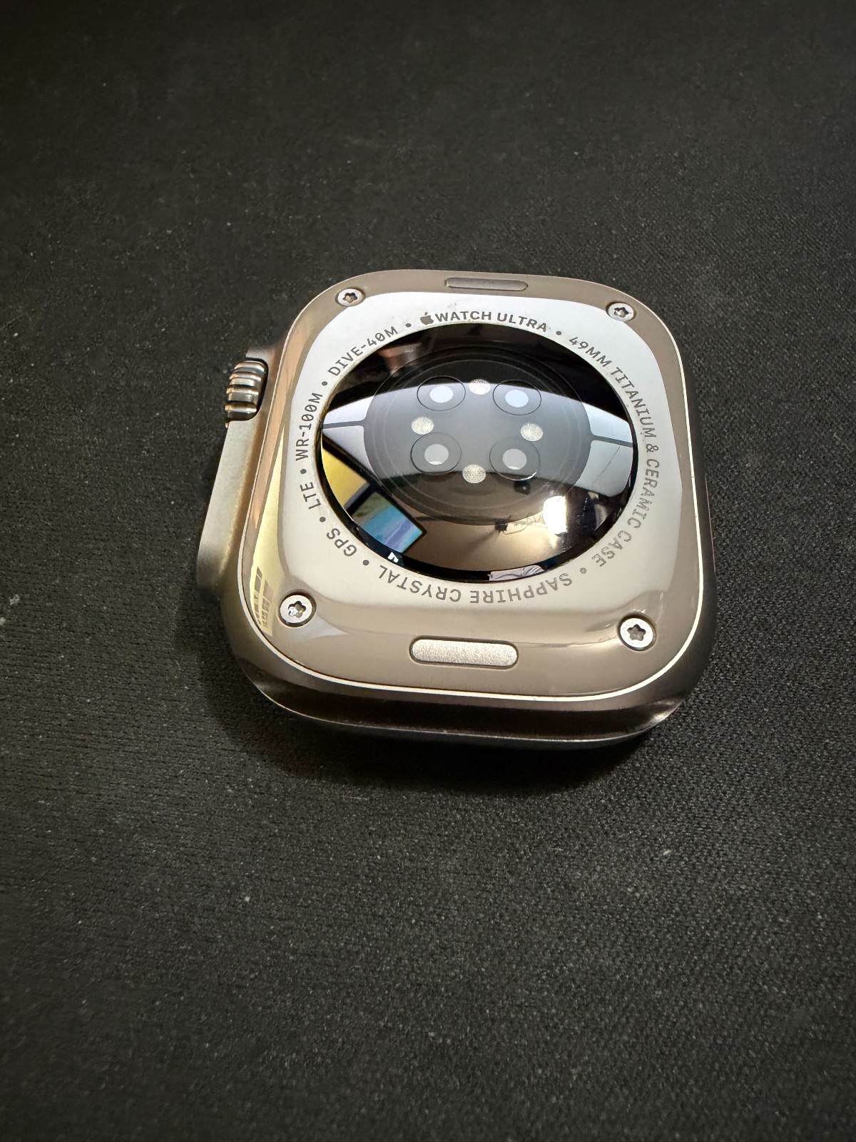 Apple Watch Ultra 1st Gen 49MM Natural Titanium w/Cellular MQEW3LL/A – FACE ONLY