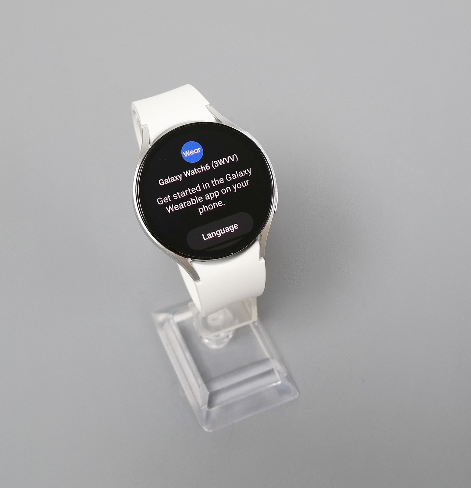 Samsung Galaxy Watch6 SM-R940 44mm Aluminum Case with Sport Band – Silver