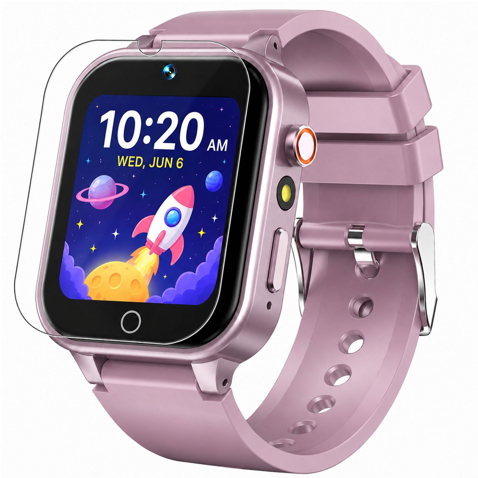 1.54 Inches for Boys Girls, 26 Puzzle Games, with , Pedometer, Video Voice Mu…