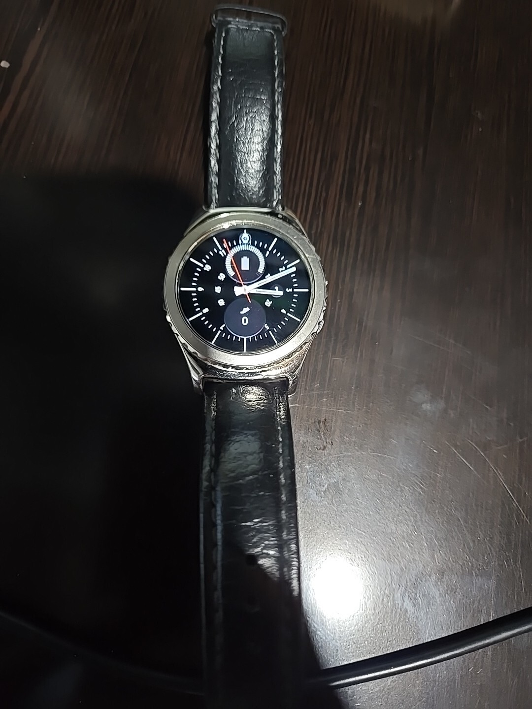 Samsung Gear S2 Classic Smartwatch 40mm Black Stainless Steel Case with Black…