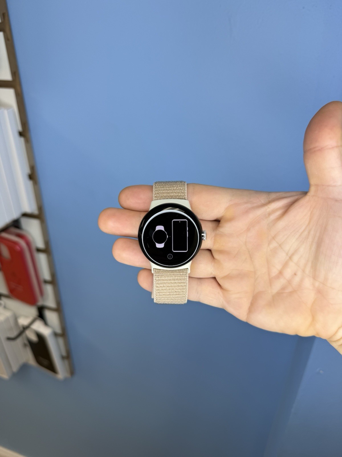 Google Pixel Watch 1st Gen. LTE Unlocked Silver Case Very Good