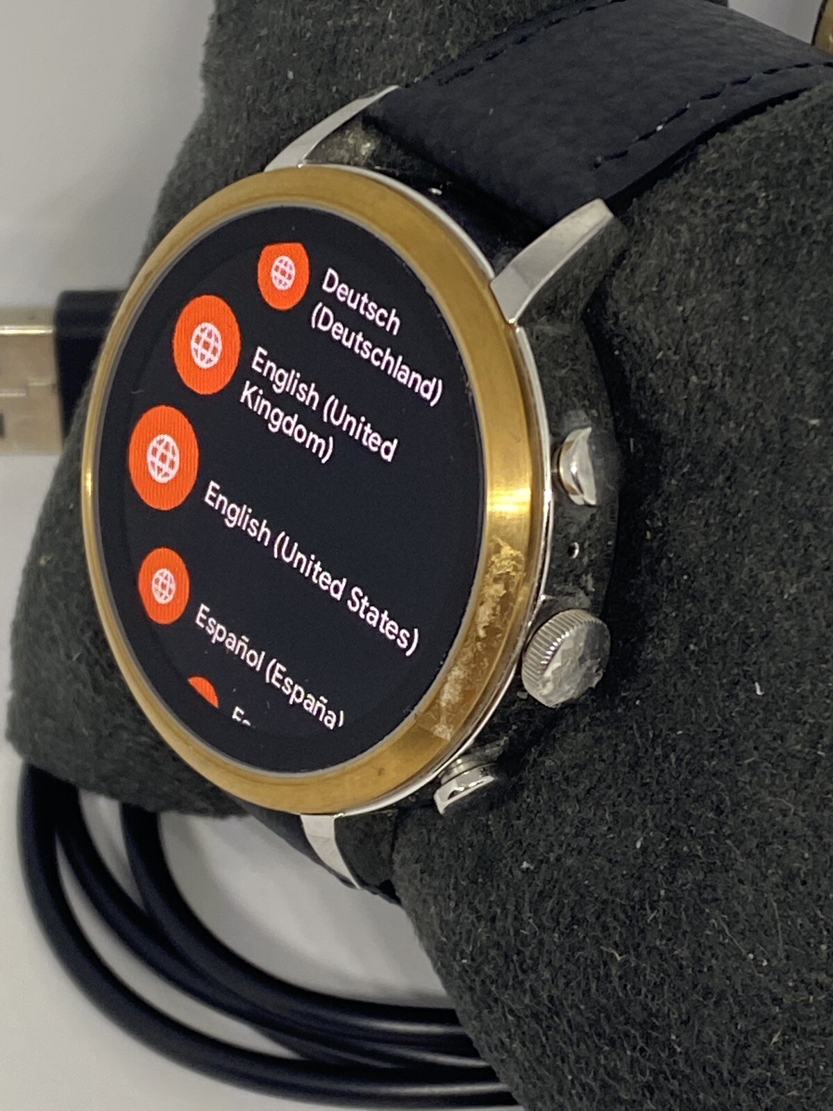 Fossil Gen 4 Authentic Digital Dial Smart Watch Custom Band FTW6016 AB626