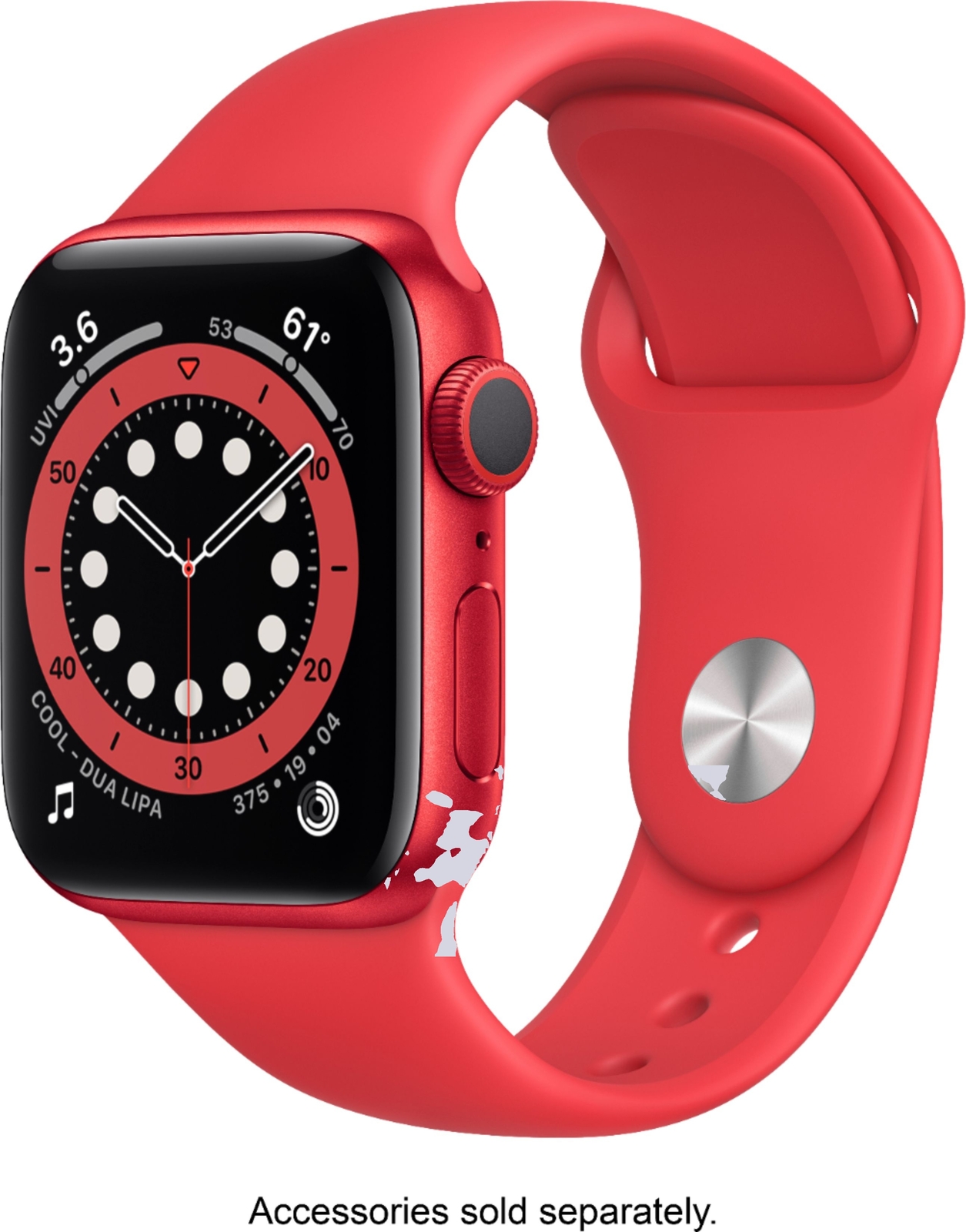 Apple Watch Series 6 (GPS,40mm)Red Aluminum Case with Red Sport Band |BRAND NEW|