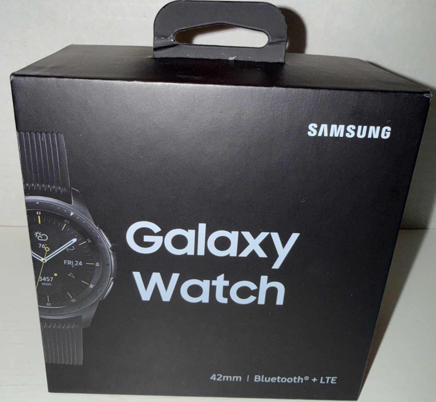 Samsung Black Galaxy Watch 42mm Bluetooth + LTE. New Other