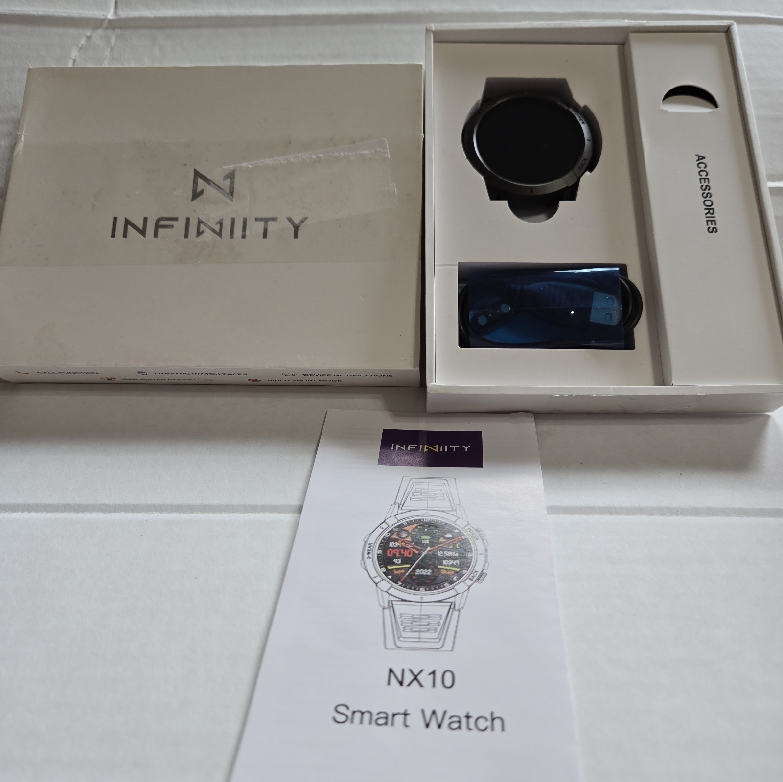 Infinity NX10 Smart Watch.Android,IOS. BP,HR,Steps,Bluetooth,Messages,MUCH MORE