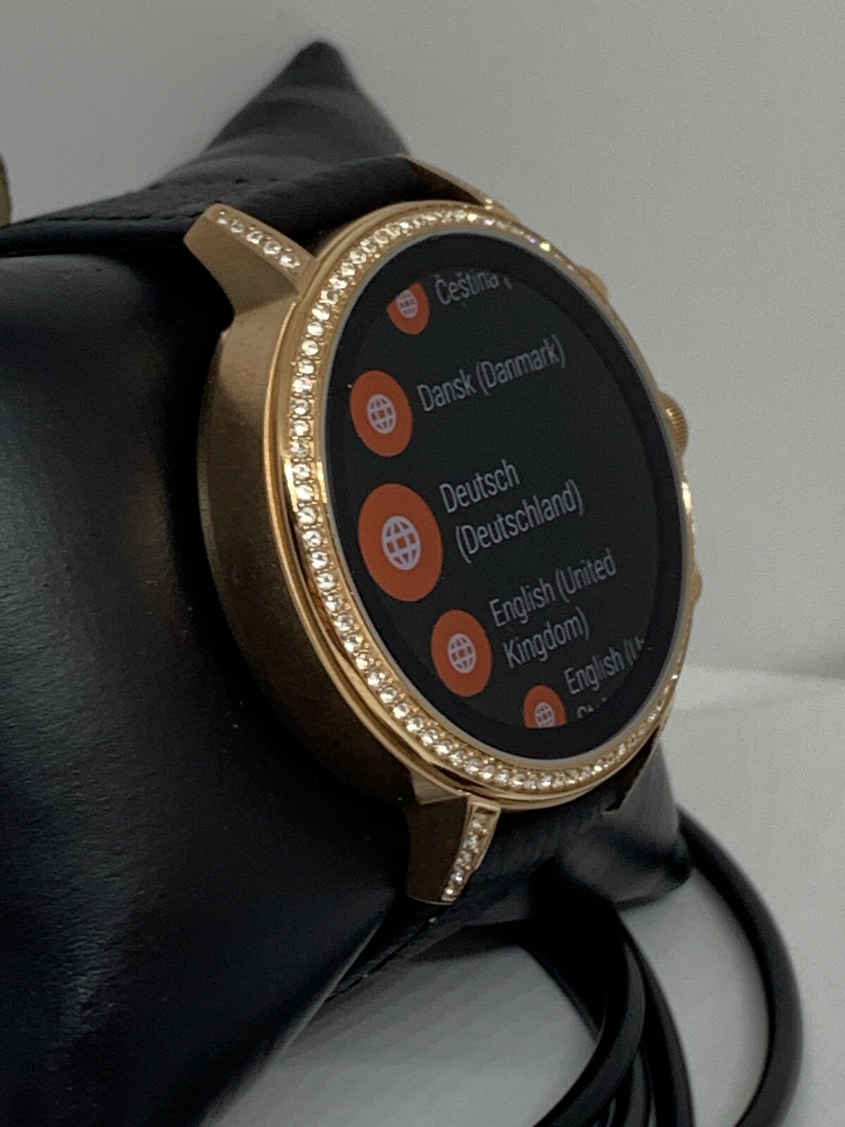 Fossil Gen 4 Authentic Digital Dial Smart Watch Custom Band FTW6015 QT771