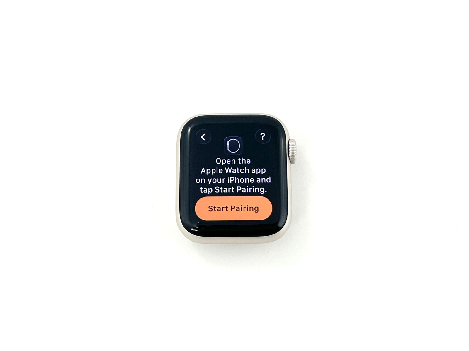 Apple Watch SE 3rd Gen 40mm GPS Starlight w/ No Band, Fair