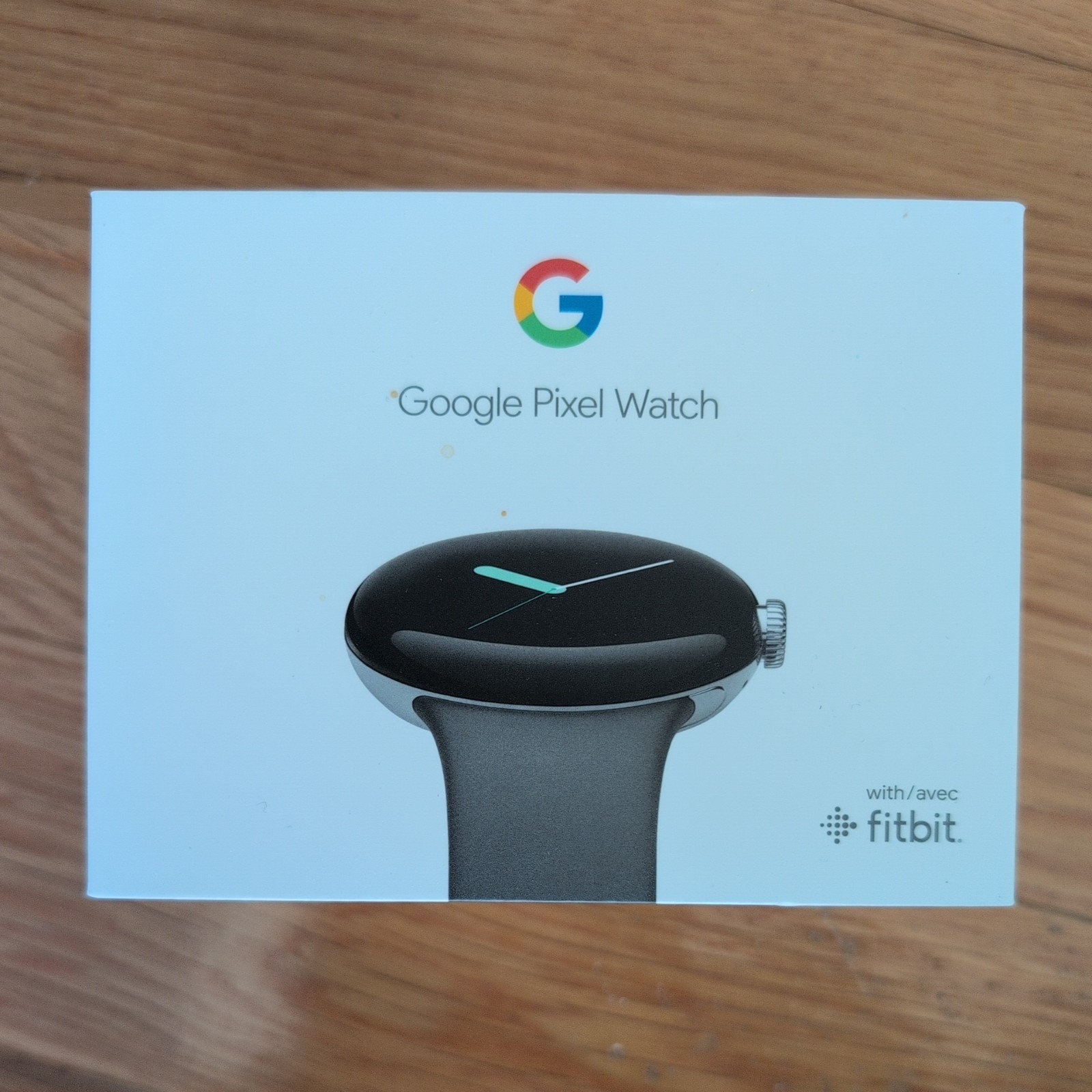 Google Pixel Watch 41mm Polished Silver Stainless Steel Case with Charcoal…