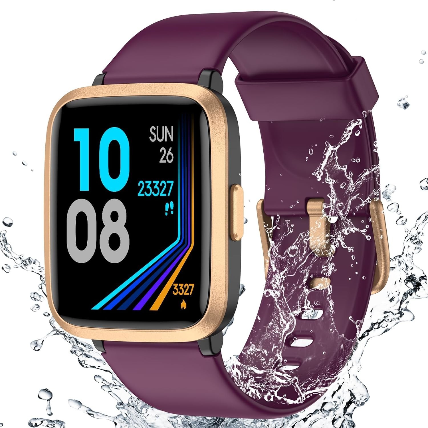 Fitness Tracker Watch with Heart Rate / Sleep Monitor Waterproof for iPhones