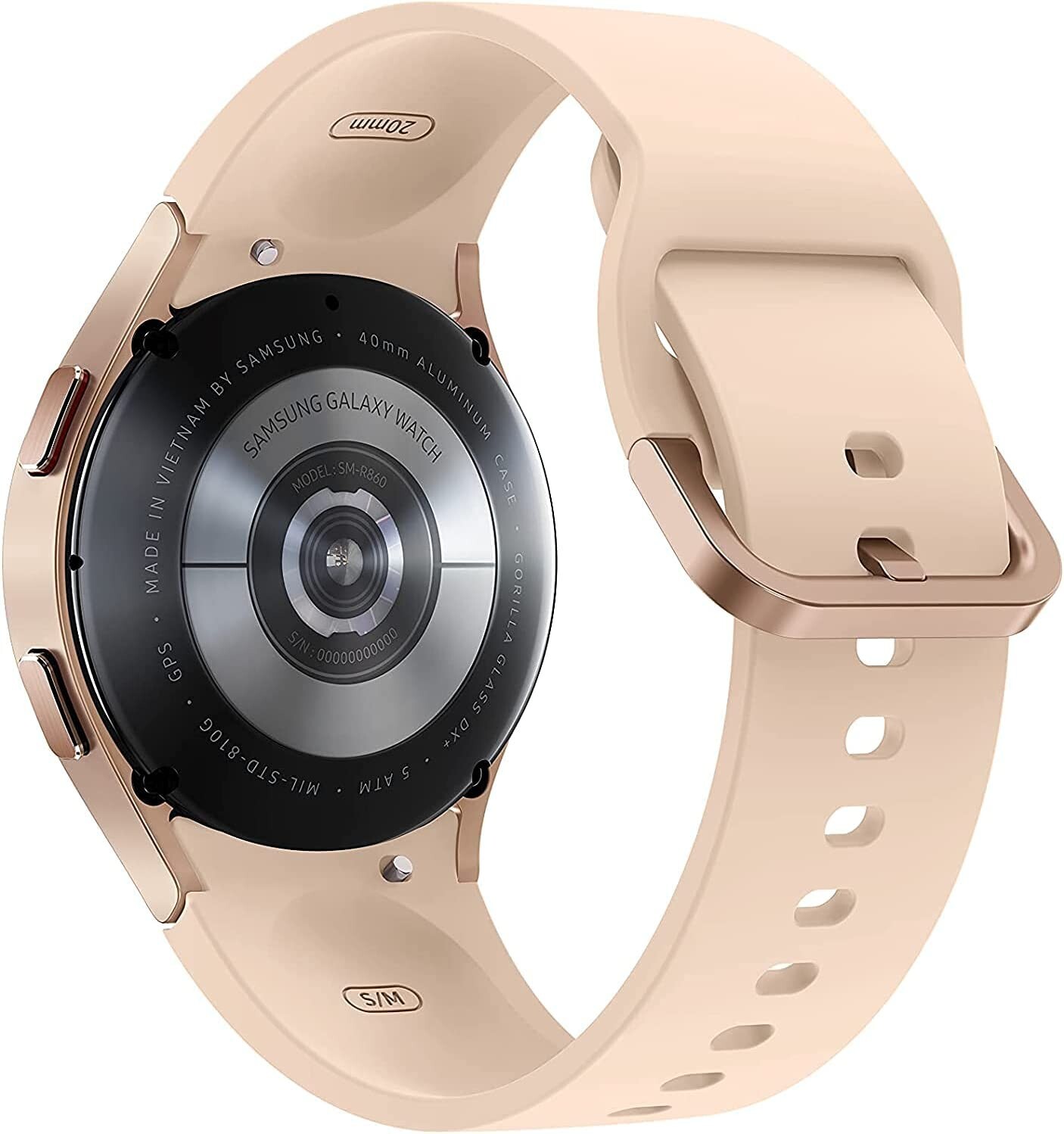 SAMSUNG Galaxy Watch 4 40mm SM-R860 Smartwatch GPS Bluetooth WiFi – Pink Gold