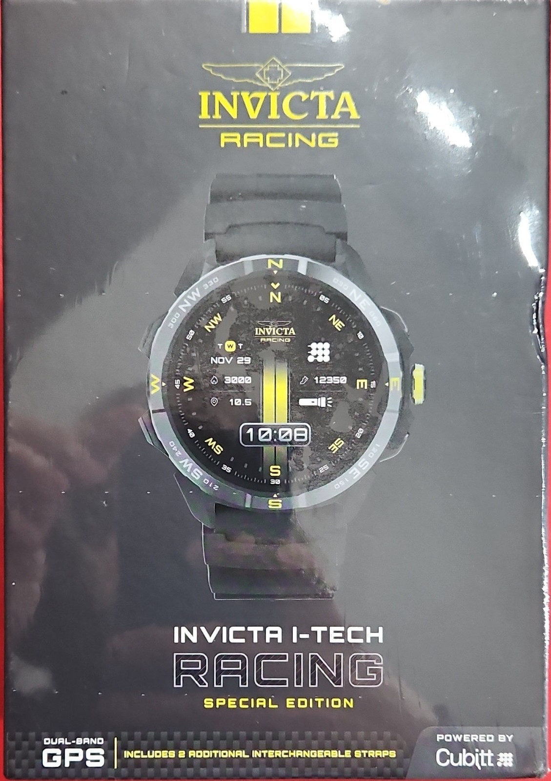 Invicta I-Tech Racing Special Edition Smart Watch, GPS, Bluetooth, 3 Bands