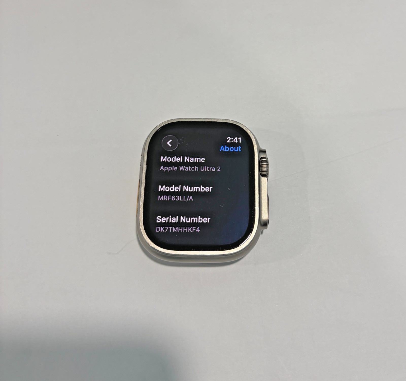 Apple Watch Ultra 2 49mm Titanium Case with Trail Loop – Blue/Black, M/L (GPS +
