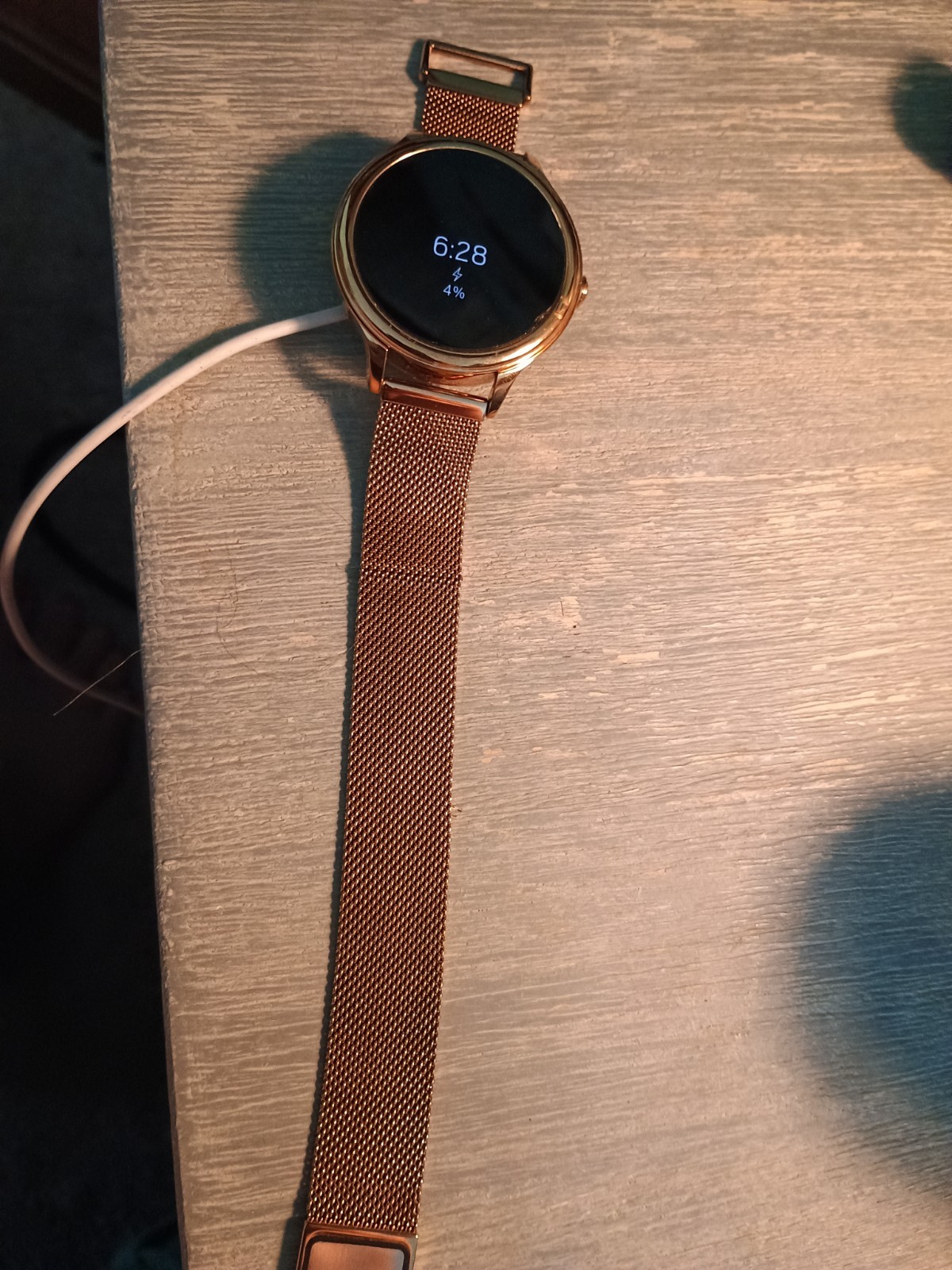 Smartwatch Fossil Gen 5E 42mm Stainless steel(Gold) (Model:DW11F1) Working