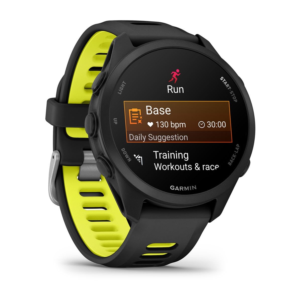 Garmin Forerunner 170 Music GPS Running Smartwatch, Advanced Metrics, Black