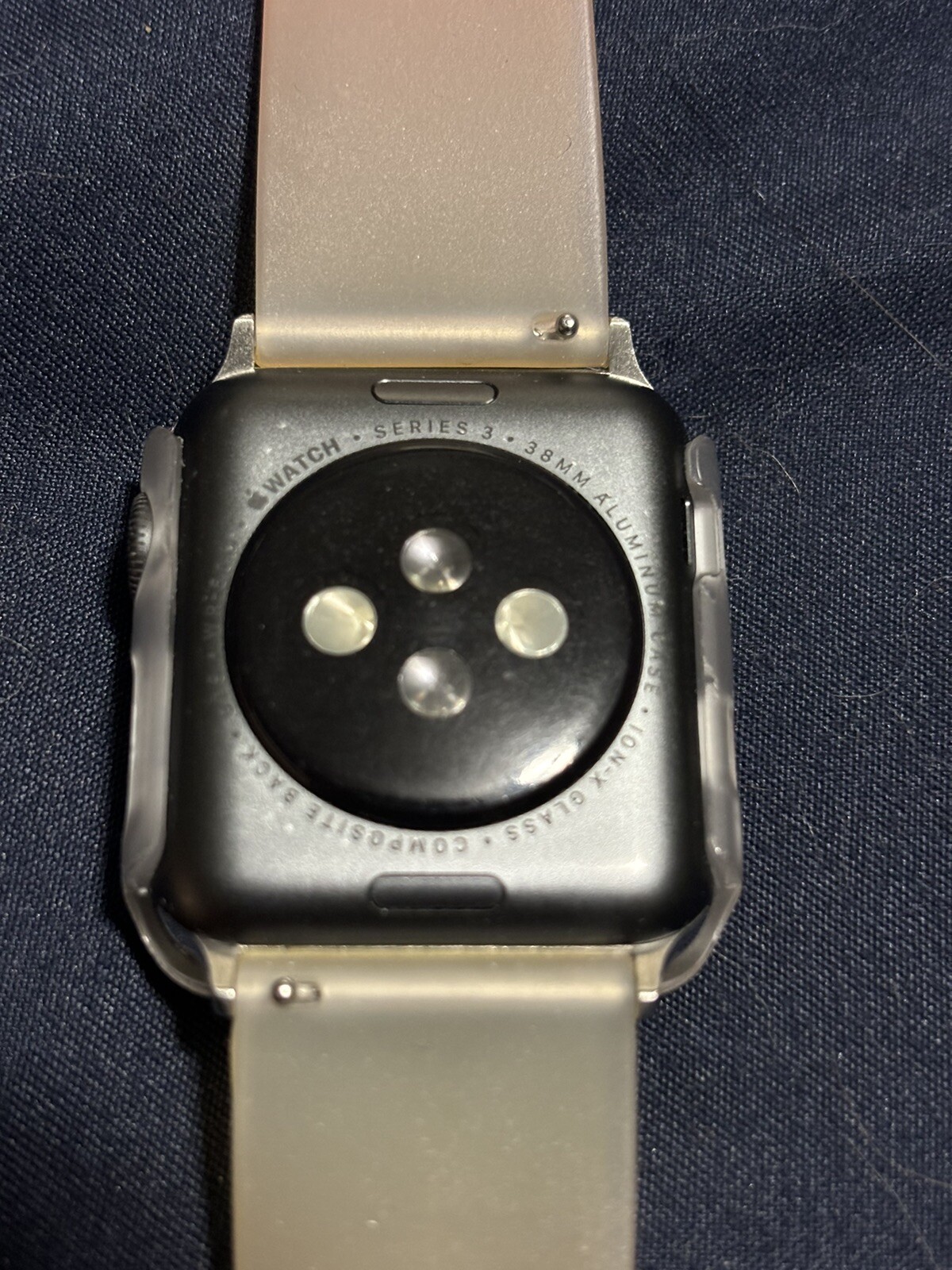 Apple Watch Series 3 38mm Space Black Aluminum Case with Black Sport Band…