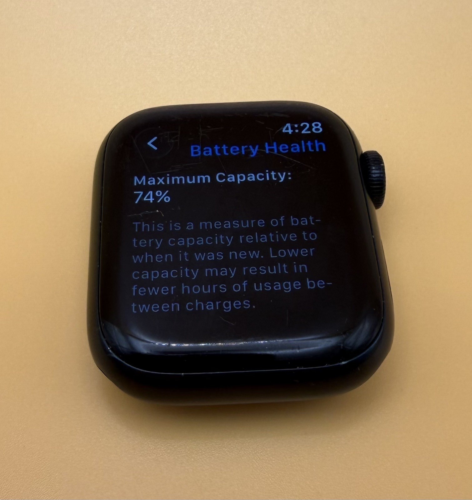 Apple Watch Series 7 41mm Aluminum Midnight GPS MKMX3LL/A (74% Battery Health)
