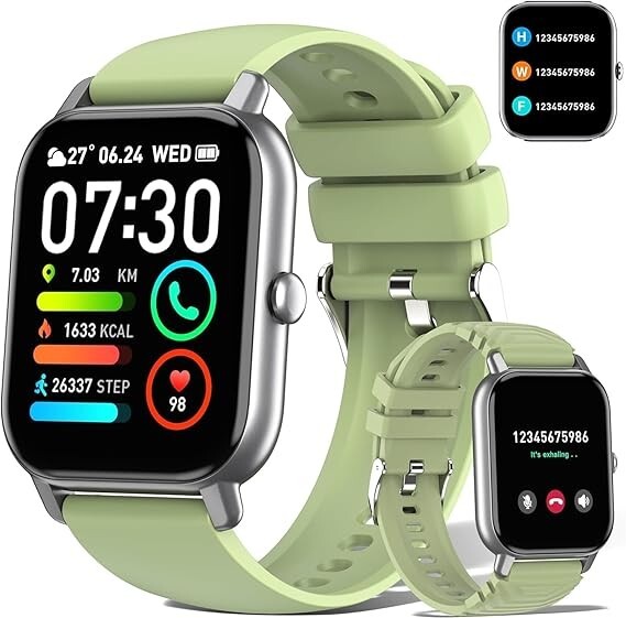 Reloj Inteligente Para Mujer, Pantalla Táctil 1.85 Pulgadas, Deportivo Fitness