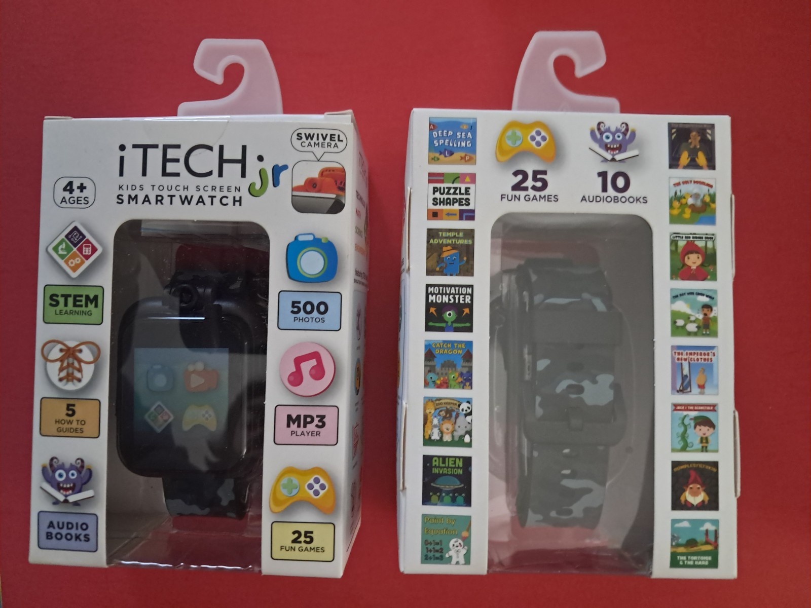 NEW – iTECH Jr. Kids Touch Screen Smartwatch – Camo – Free ShipN!