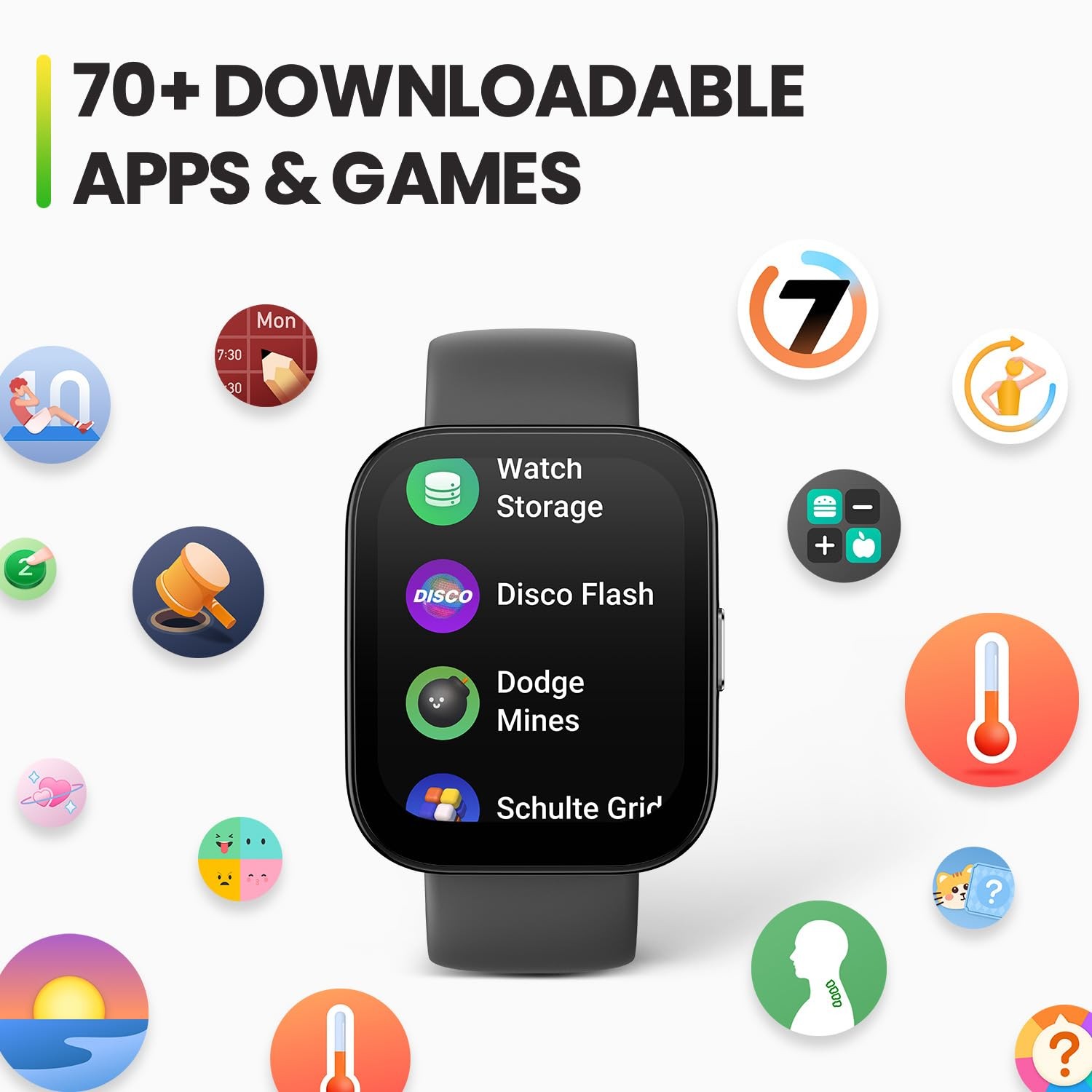 Amazfit Bip 5 Smart Watch, Alexa, GPS, Bluetooth Call, 1.9″ Display, Health