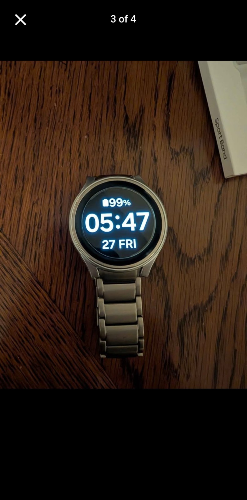 Samsung Galaxy Watch 5 Pro 45mm LTE Silver Stainless Steel GPS 16GB. Excellent