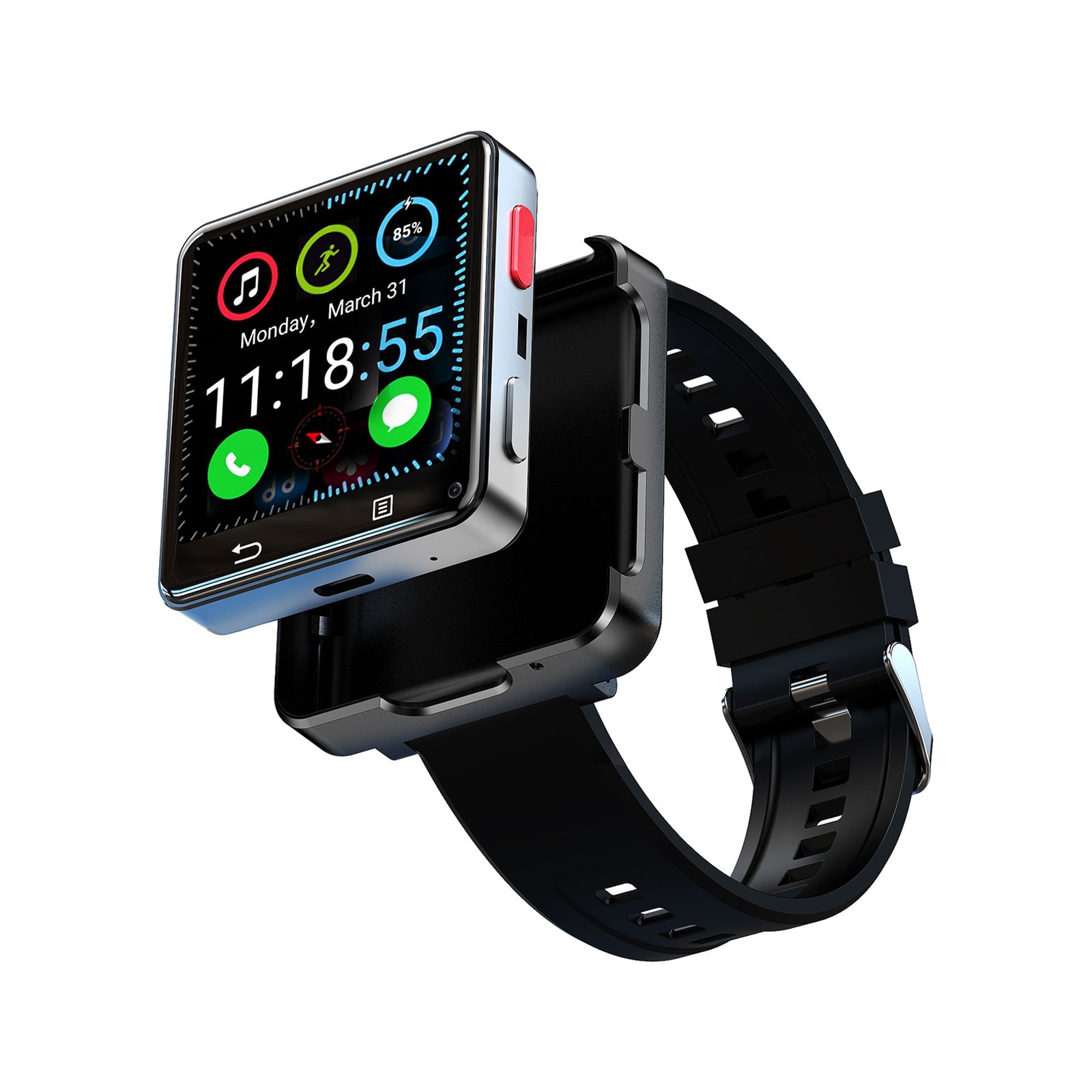 New S998 4G Smart Watch Android 11.0 OS 2.64inch Screen Heart Rate Sleep Monitrx