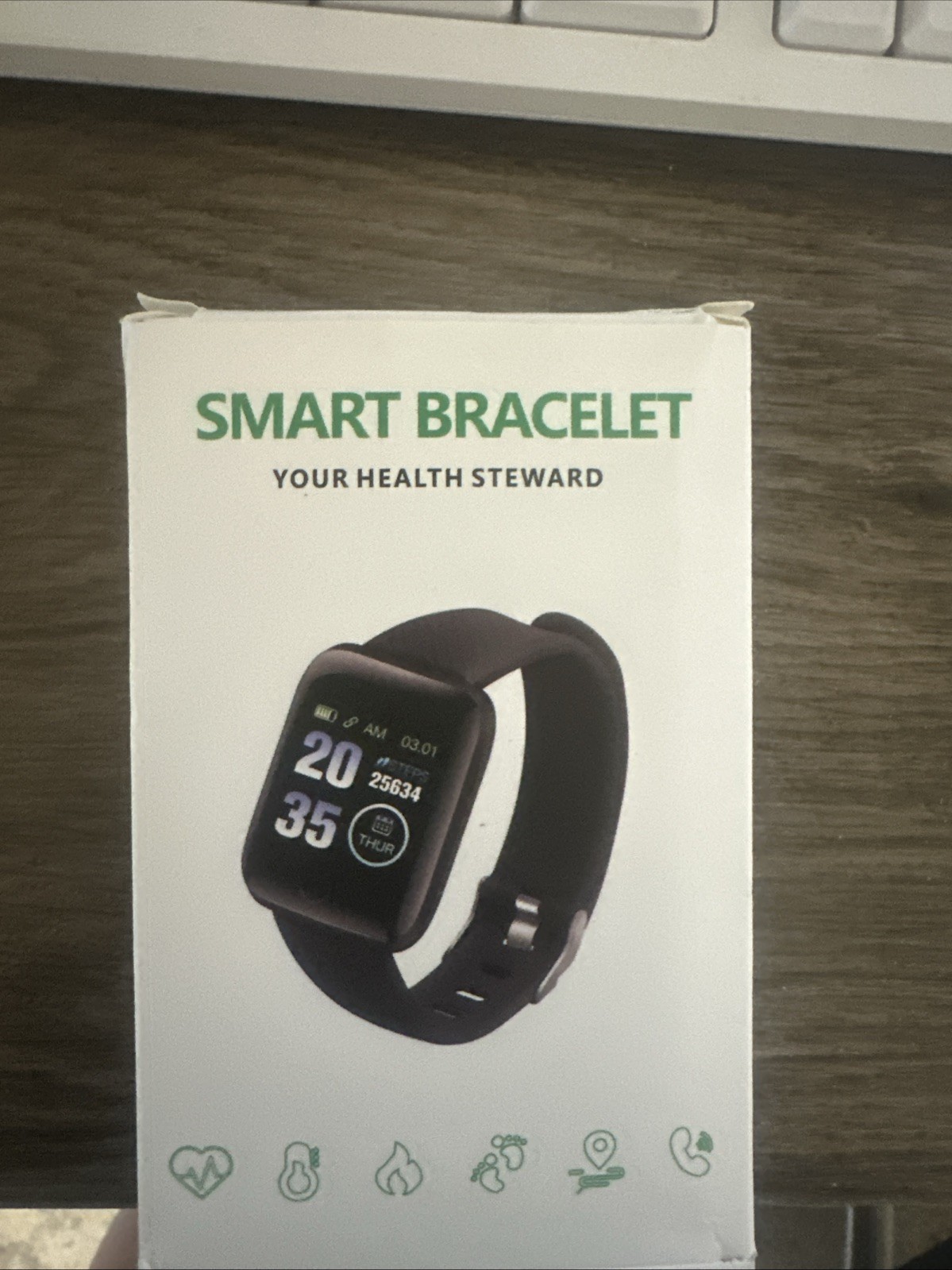 Smart Bracelet “Your Health Steward” Fitness Tracker/ Smart Health & HR Monitor