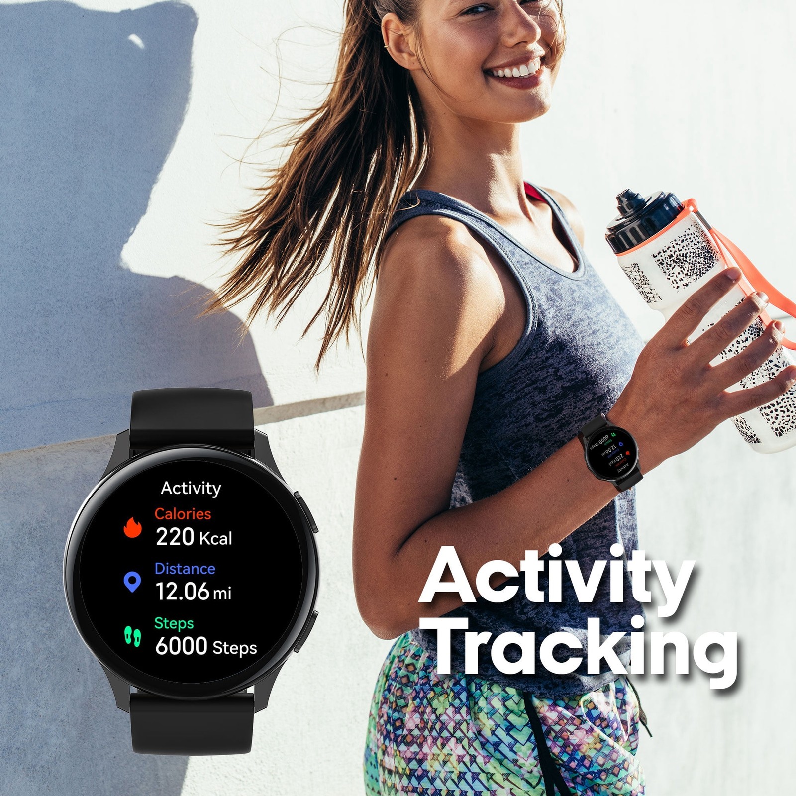 3Plus Callie Smartwatch with 1.43″ AMOLED Display, Call Functionality, Heart Rat