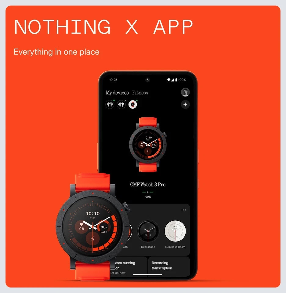 CMF by Nothing Watch 3 Pro | 1.43 AMOLED | 13 Day Battery | Dual-band GPS| GREY